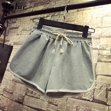 Fashion New Loose High Waist Shorts Women Casual Fitness Wide Leg Short Feminino Side-stripe Summer Shorts Girls M-2XL 4 Colors
