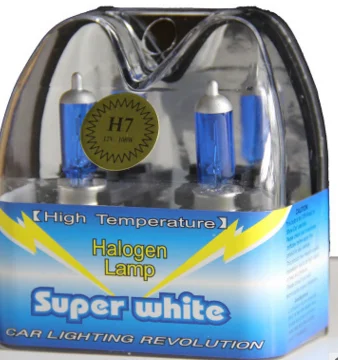 

The Car 2Pcs H7 12V 100W 1600Lm 6000K Headlight Bulb White Light Automobile Halogen Hernia Headlight High Beam