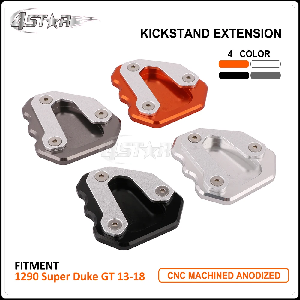 

Motorbike Kickstand Foot Side Stand Extension Pad Support Plate For KTM 1290 Super Duke GT 2013 2014 2015 2016 2017 2018