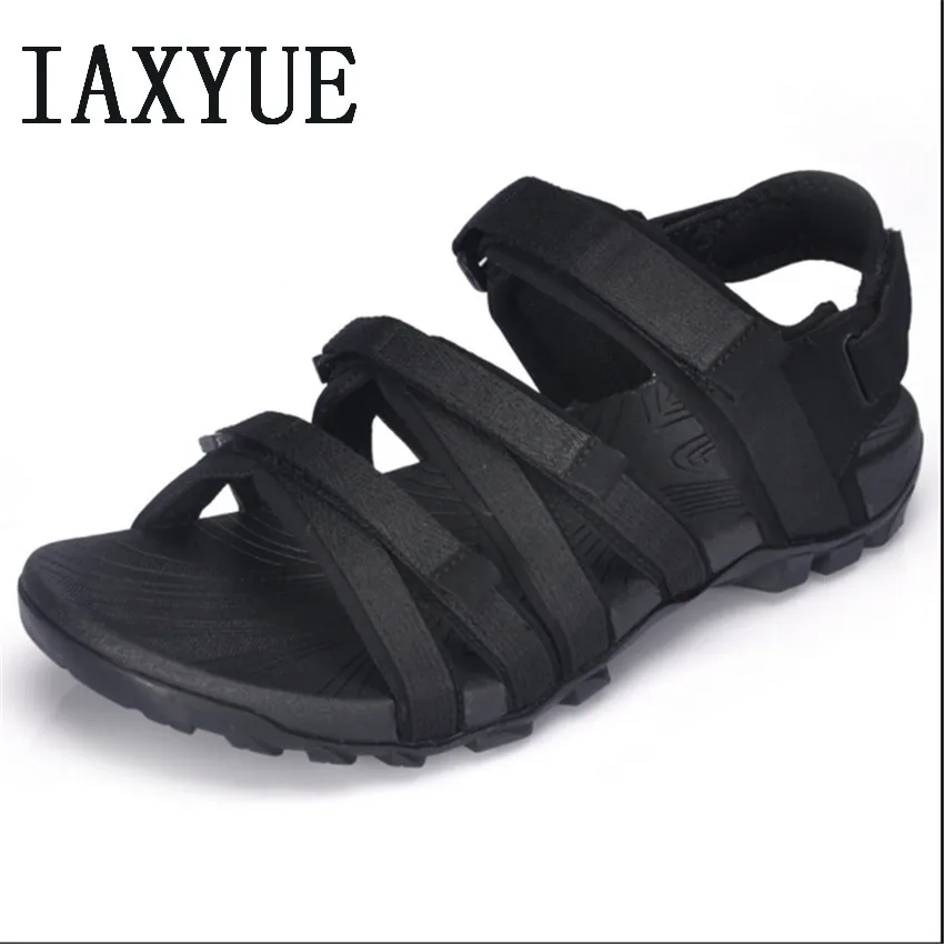 

IAXYUE Beach shoes men sandals 2018 summer outdoor sports new menswear Vietnam cool slippers drive men's shoes