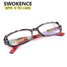 Женские Высококачественные элегантные очки для чтения, Брендовые очки с алмазной оправой для дальнозоркости, тонкие Асферические жесткие линзы из смолы G416