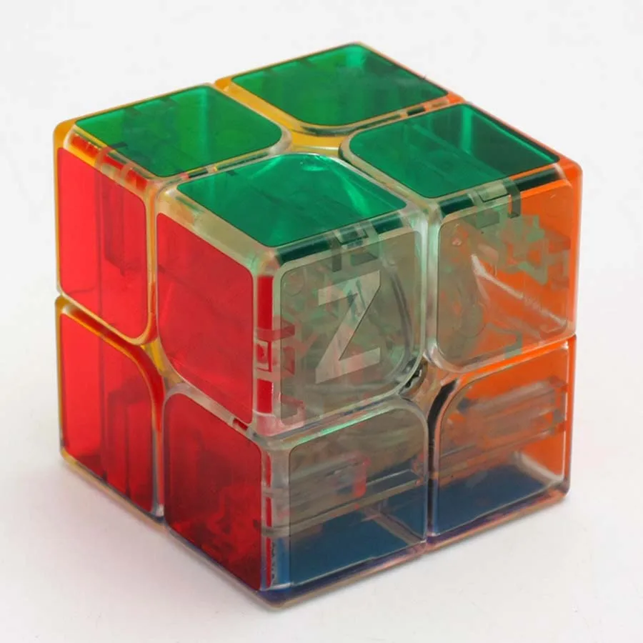 Z cube прозрачный головоломка волшебный куб 5x5 4x4x4 3x3x3 2x2x2 Пирамида Cubo Magico Развивающие игрушки для детей - Цвет: 2x2x2