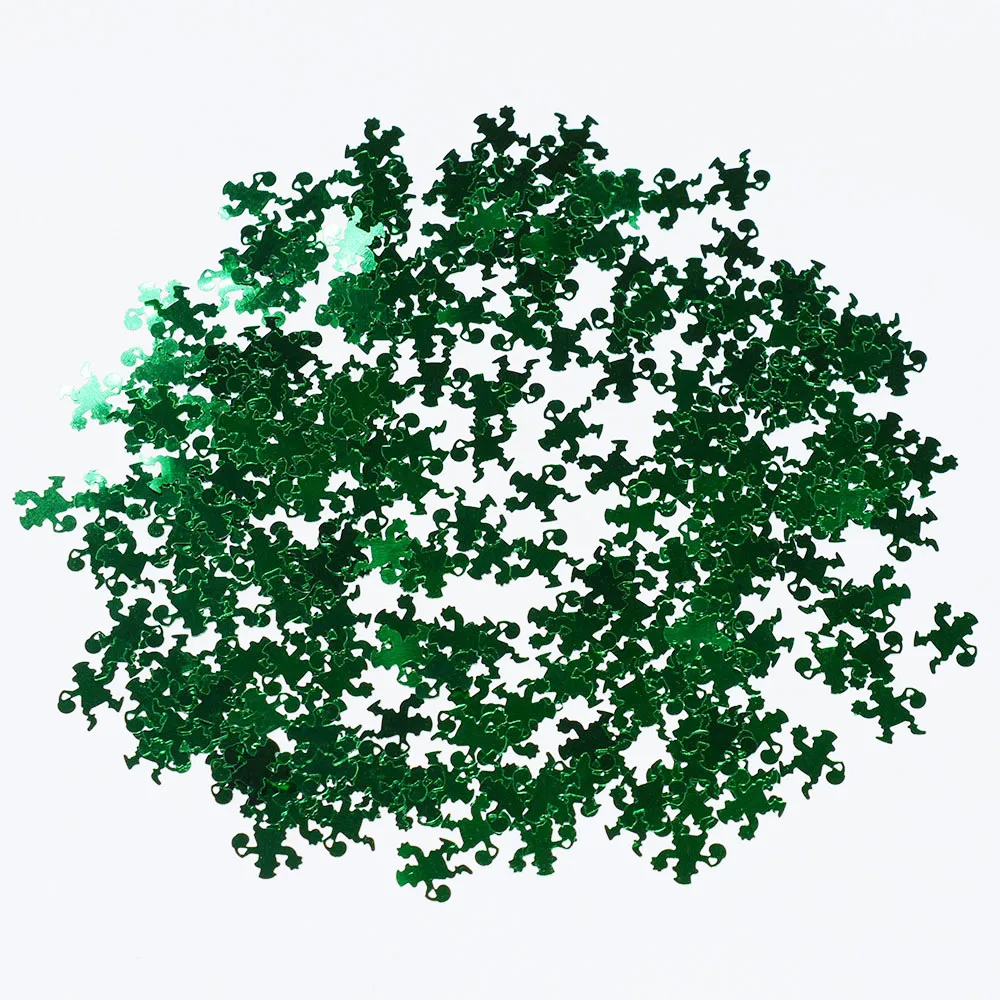 Lucky Shamrock Green Table for Christmas Decoration 300pcs Party Confetti