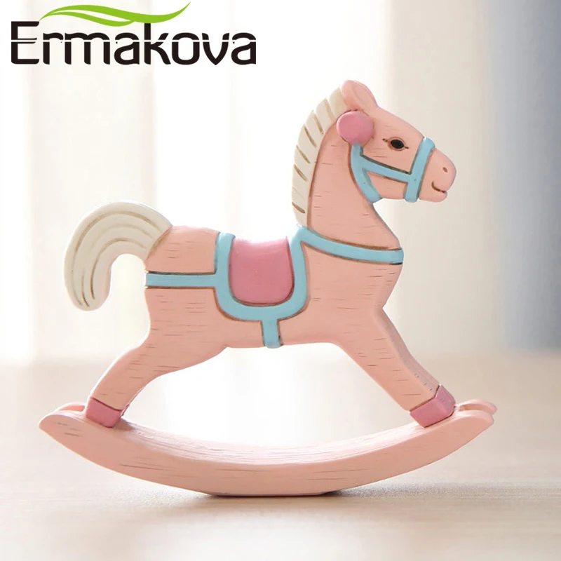 ERMAKOVA домашняя лошадь детская качалка фигурка лошади ручной работы ремесло