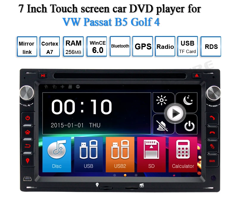 A-Sure 2 Din радио dvd-плеер gps-навигация для Volkswagen VW PASSAT B5 BORA TRANSPORTER T5 GOLF 4 SHARAN Автомобильный мультимедийный