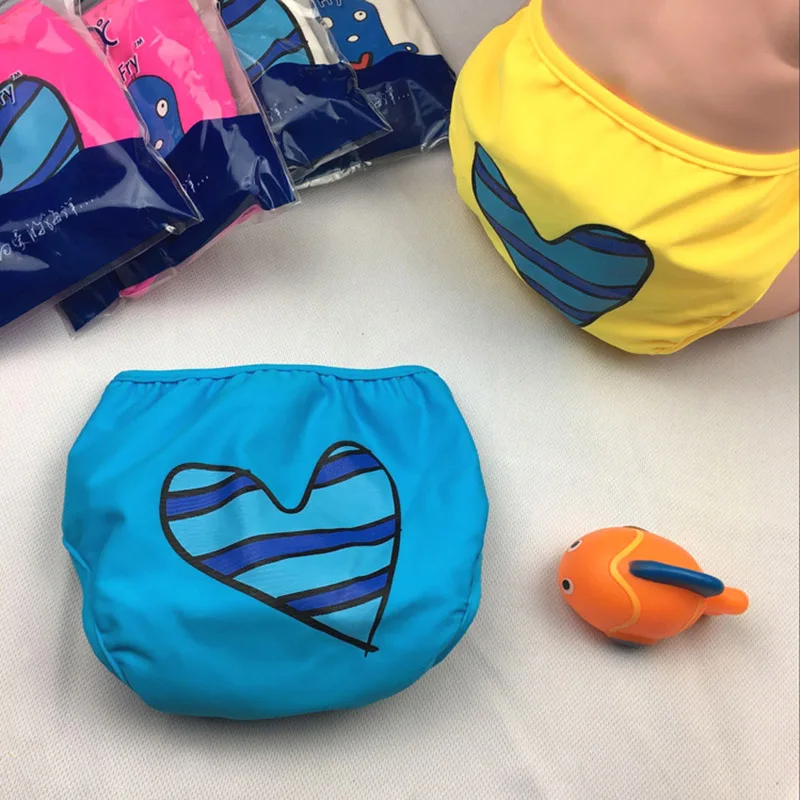 Детские Новые герметичные плавки для плавания детские подгузники на липучке для плавания для бассейна водонепроницаемые дышащие тканевые подгузники - Цвет: 06