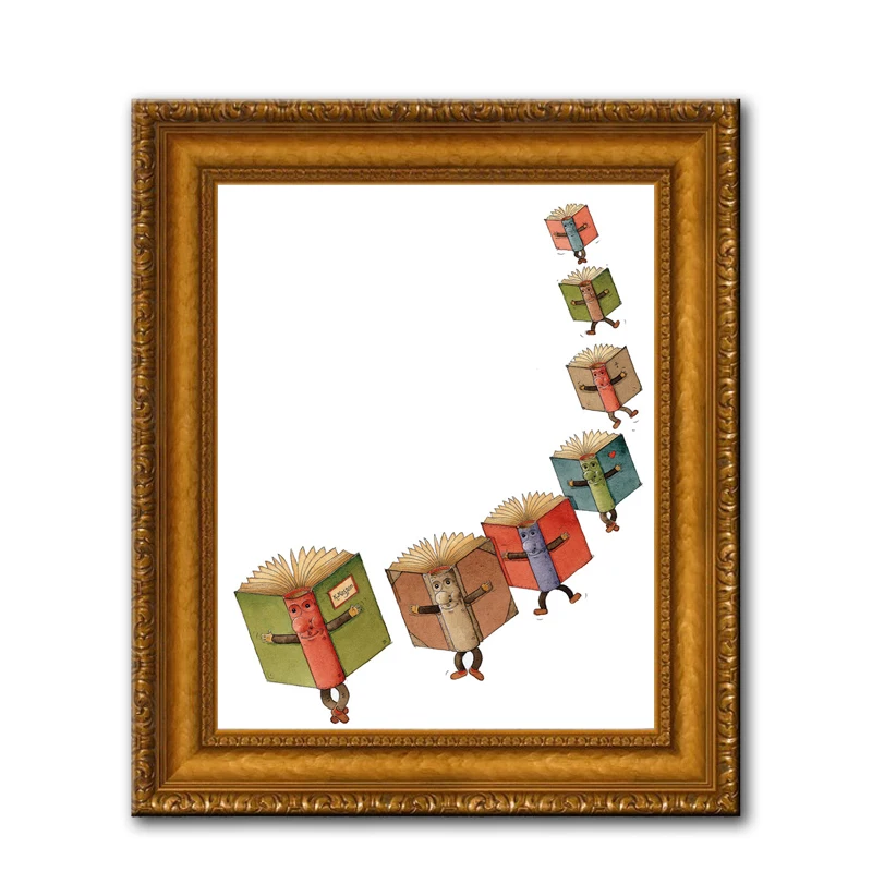 Kestutis-K-146-Flying Books02 Paintingb