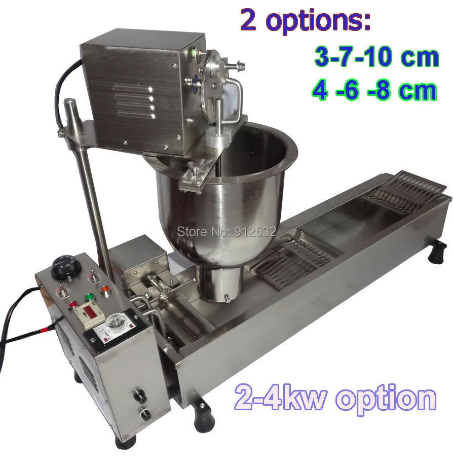 

$DOOR TO DOOR 3 moulds Automatic donut maker machine , small power (2000w) donut maker machine