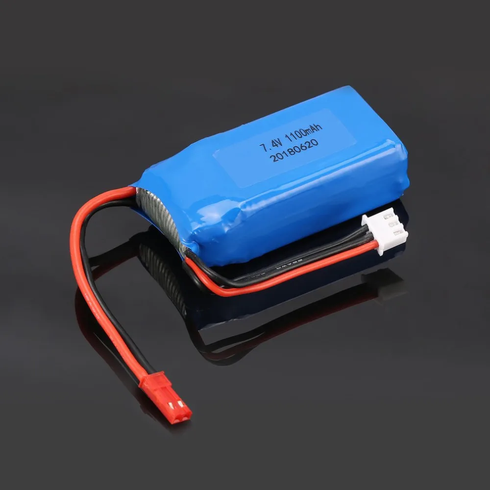 LiPo батарея 7,4 в 1100 мАч JST разъем LiPo батарея 1/18 RC автомобиль для Wltoys внедорожный Багги A949 A959 A969 A979 K929 запасные части