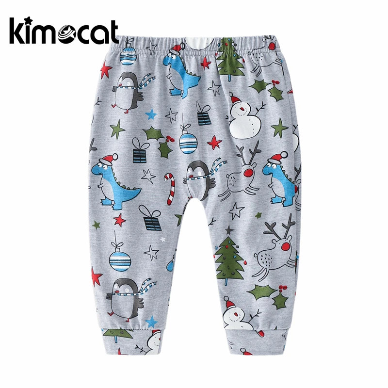 Kimocat комплект одежды для мальчиков и девочек на Рождество Детский костюм с
