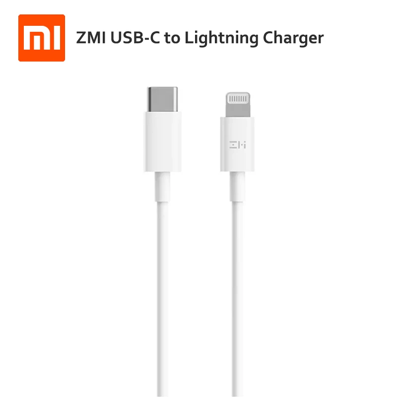 Кабель Xiaomi ZMI PD 1 м для быстрой зарядки Iphone кабель Type C Lightning X XS Max XR MFI зарядный