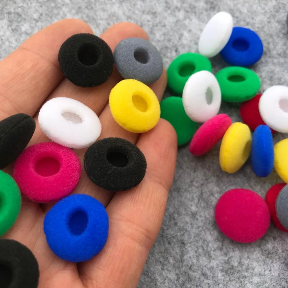 Foam Ear Pads For Headphones Esponja Substituição Fones de Ouvido Capas de Fone de Ouvido Ear Cups 18 mm 200 Pcs 100pairs - Image 4