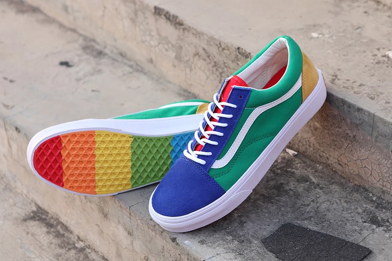 retro color vans