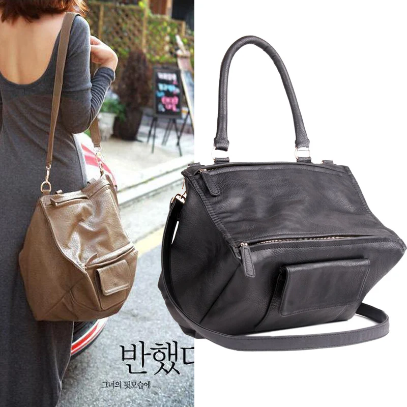 

Famous Brand Fashion Star Style Box Design Women Shoulder Bags Woman Messenger Handbag Soft Leather Bag Double Style Sac A Main