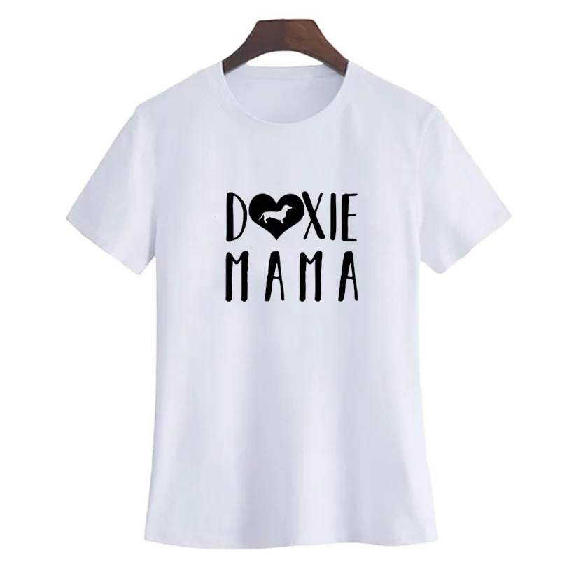 

2019 New Doxie Mama Harajuku T Shirt Women Streetwear Woman Clothes Cotton Short Sleeve Ladies T Shirt Camiseta Feminina