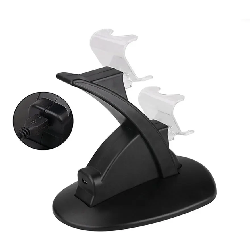 

For Sony PS4 PS3 Gamepad Fast Charging Dock Double Gamepad Charger Controller Game Controller Power Supply Joystick Stand Holder