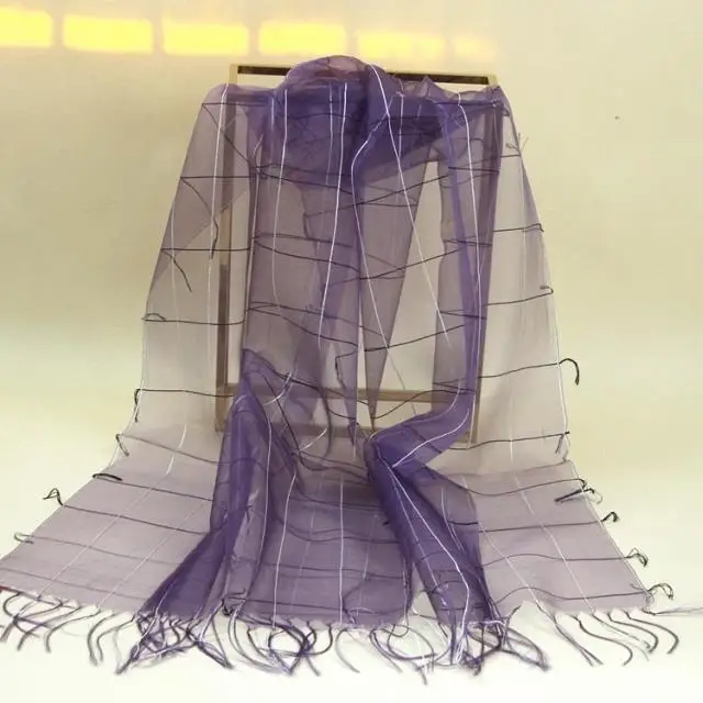 

#S108,100% silk ORGANZA scarf handkerchief,color:AS PICTURES,size:70*180cm
