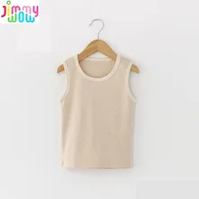 Высококачественный органический хлопковый жилет с Разноцветными полосками для детей от 0 до 24 месяцев, детское нижнее белье для малышей, Детские майки