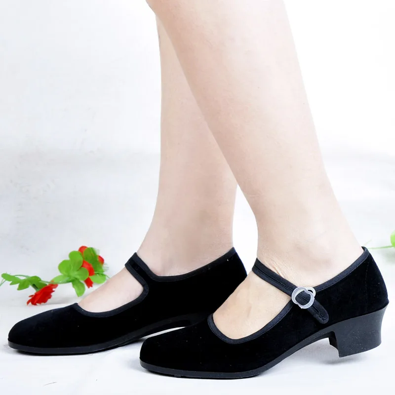 

Comfortable Ladies Low Heel Shoes Dance Shoes Hotel Work Shoes Tacones Mujer Zapatos De Mujer Balenciaca Shoes