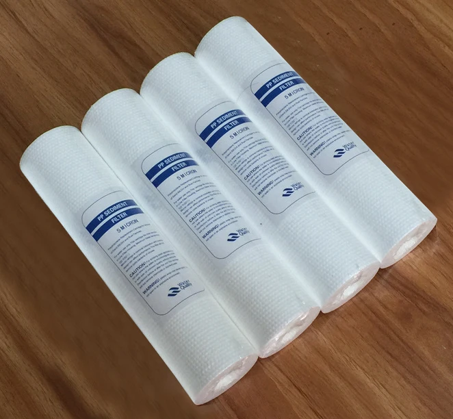 Water Purifier 10 Inch 4pcs 5 Micron Sediment Water Filter Cartridge PP Cotton Filter Water Filter System Water Purifier 10 Inch 4pcs 5 Micron Sediment Water Filter Cartridge PP Cotton Filter Water Filter System