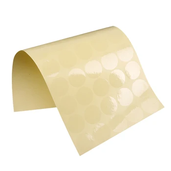 

Behogar 2000pcs 25mm Round Clear Wafer Seal Labels Adhesive Stickers for Retail Package Mailing Envelope Seal