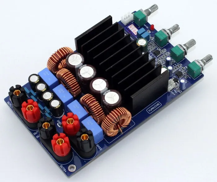 

Professional TAS5630 2.1 Digital Amplifier Board Class D 300W+150W+150W Tone Adjust Amplifier AMP Completed Board