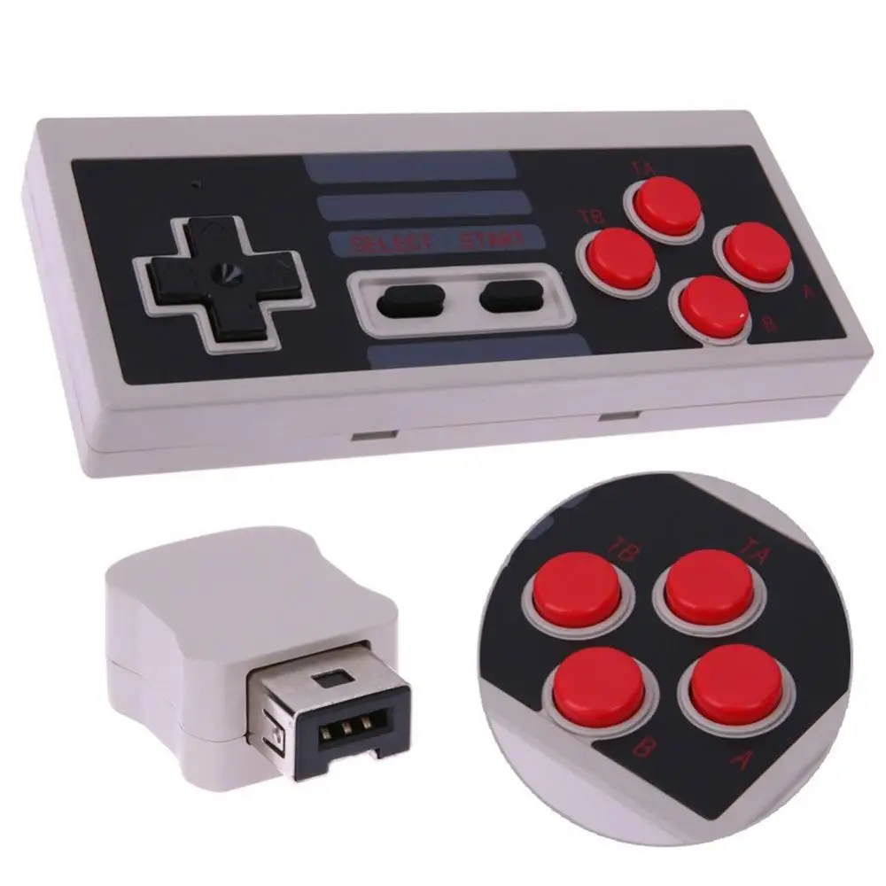 For Nintendo Nes Mini Handle Red And White Machine for Wii Handle for Nesmimi Game Controller For Nintendo Nes Mini Handle Red And White Machine for Wii Handle for Nesmimi Game Controller