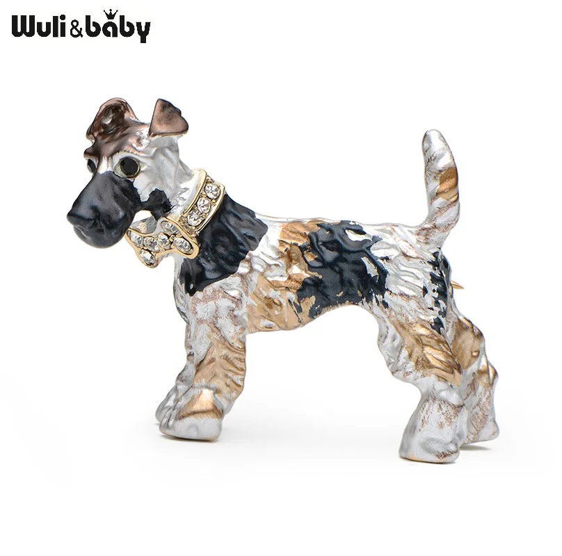 Aliexpress.com : Buy Enamel Schnauzer Banquet Rhinestone
