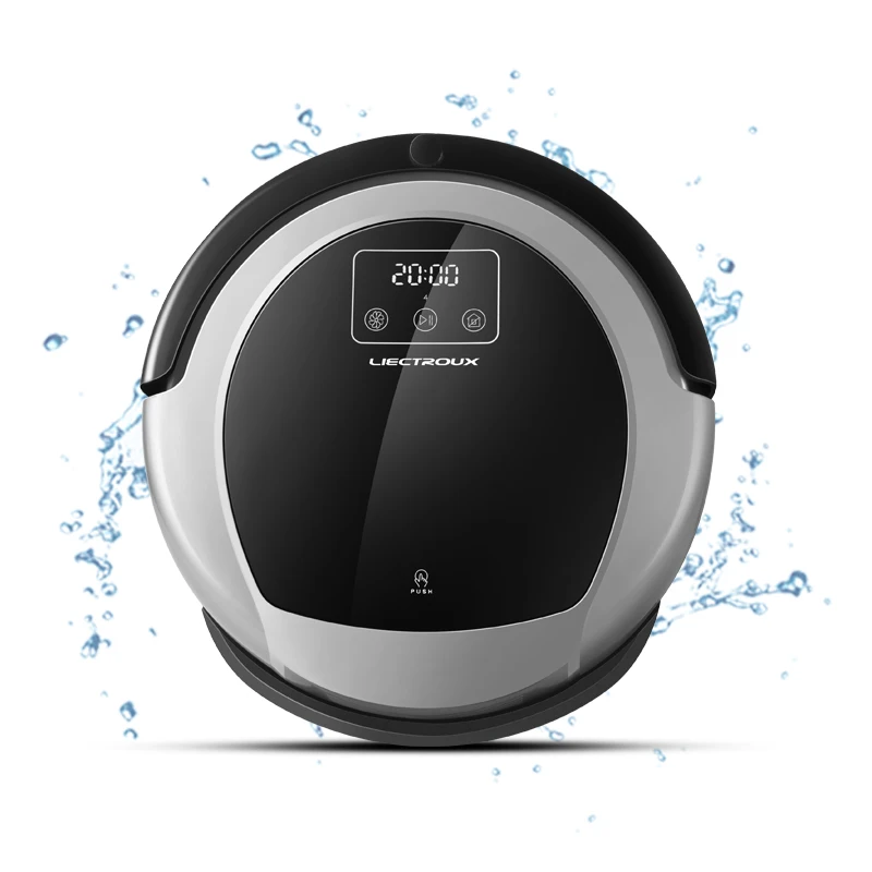 LIECTROUX B6009 Робот Пылесос wifi гироскоп Навигация картография влажная и сухая уборка