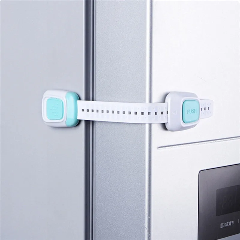 Baby Child Kid Safety Safe Lock Gate Drawer Doorway Cabinet Fridge Door Multi Function Long Lock