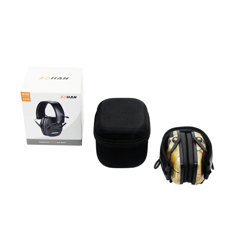 ZOHAN Electronic Earmuff NRR 22DB Tactical Hunting Ear Plugs Electronics Protection Shooting Ear Muffs Tactical Earplugs Shoot ZOHAN Electronic Earmuff NRR 22DB Tactical Hunting Ear Plugs Electronics Protection Shooting Ear Muffs Tactical Earplugs Shoot