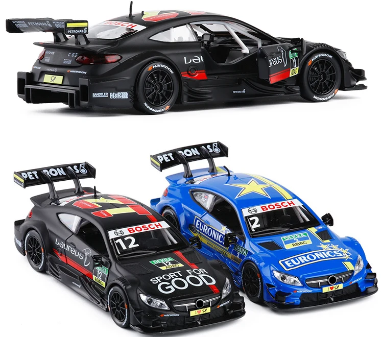 

1/32 C63 DTM Sports Car Simulation Toy Alloy Car Model Pull Back Off-Road Vehicle Collection Children Toys Gift Free Shipping