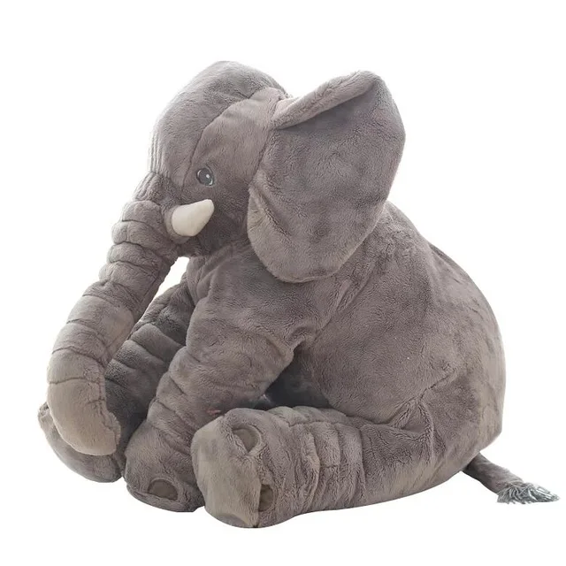 1 шт. 40/60 см детские мягкие, слон Playmate успокоительная кукла ребенок аппетитные игрушки слон Подушка Плюшевые игрушки куклы лучшие подарки - Цвет: Серый