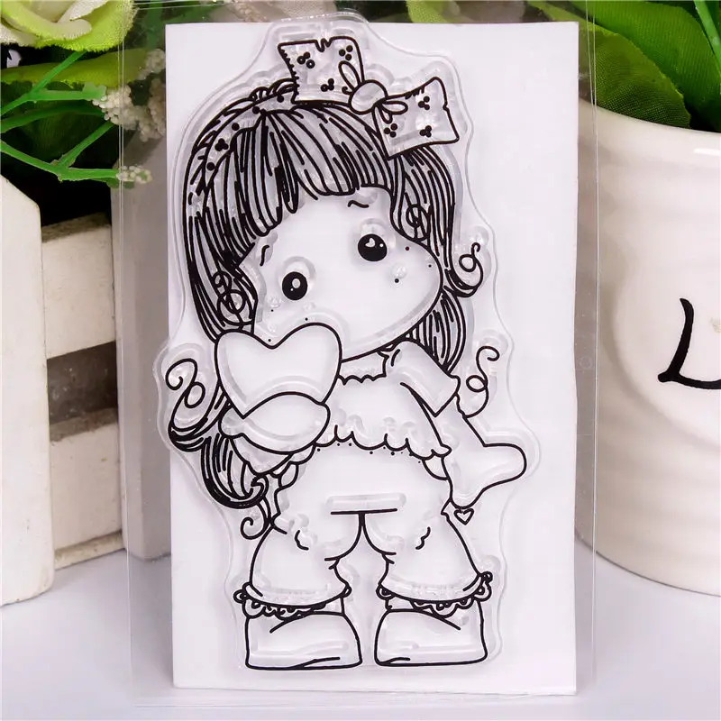 

New cartoon pattern Stamp And metal die Scrapbooking Alphabet Stamp Embossing Craft Silicone Transparent Stamps