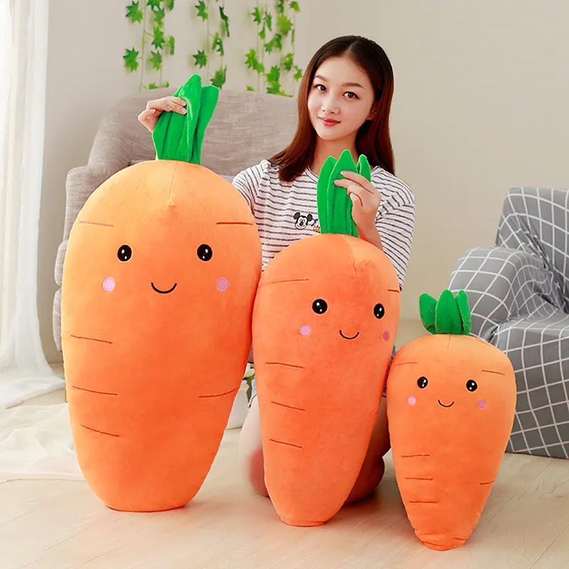 Creative Carrot Carrot Vegetable Pillow Large Plush Toy Children Birthday Gift 