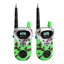 Портативный пластиковый цифровой детский игрушечный Walkie Talkie Профессиональный двухчастотный двухдиапазонный интерфон радио Intercoms