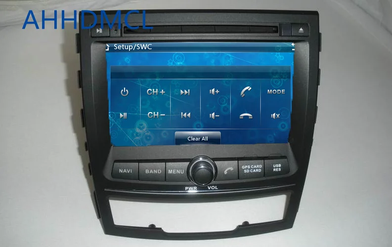 Clearance AHHDMCL Car Multimedia Player DVD Stereo Audio Radio GPS Navigation For SSANGYONG Korando 2010 2011 2012 3
