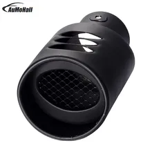 1Pc Straight Car Muffler End Exhaust Trim Tail Pipe Car Tip Exhaust Systems Diameter 9.5cm Exhaust Replacements Black Hot Sale