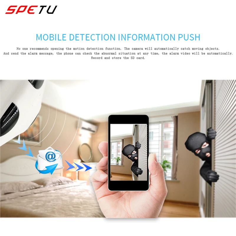 HD 960P Wifi IP Camera Home Security Wireless 360 Degree Panoramic CCTV Camera Night Vision cloud storage ip camera security VR 