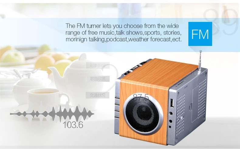 August MB300 Portable Stereo Radio