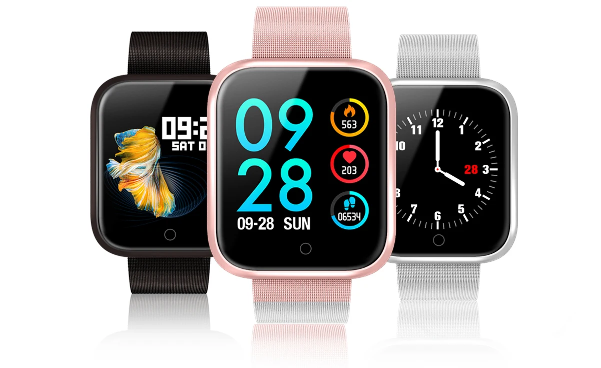 Смарт-часы Bluetooth 42 мм монитор кровяного давления кислородный Пульс Спортивные Смарт-часы для Apple IPhone IOS Android PK B57