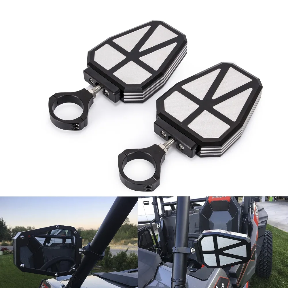 Боковое выпуклое зеркало заднего вида 1 75 дюйма рулонная клетка UTV SXS для Can Am Commander