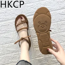 HKCP summer 2019 flat slip-resistant open-toe sandals for women beach shoes casual strappy sandals for women C145 HKCP summer 2019 flat slip-resistant open-toe sandals for women beach shoes casual strappy sandals for women C145