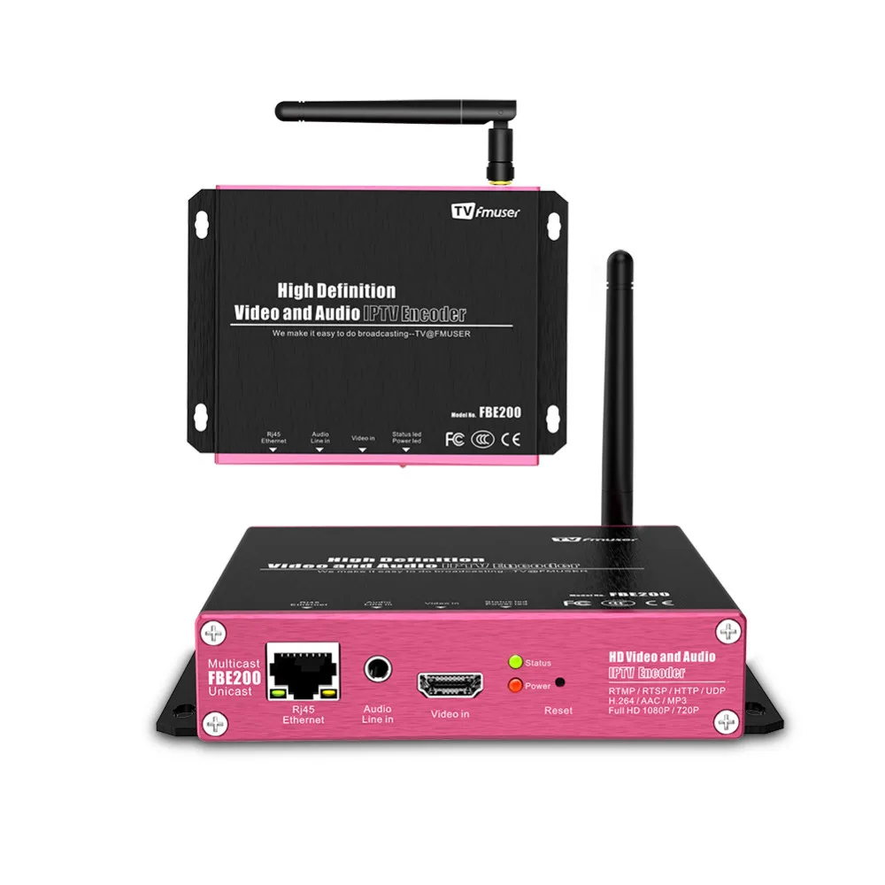 

FMUSER H.264/H.265 High Definition HD IPTV Streaming Encoder-FBE200-H.265