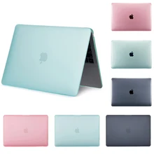 Кристальный \ Матовый Прозрачный чехол для Apple Macbook Air Pro retina 11 12 13 15 сумка для ноутбука для Macbook New Air 13 A1932 чехол-крышка