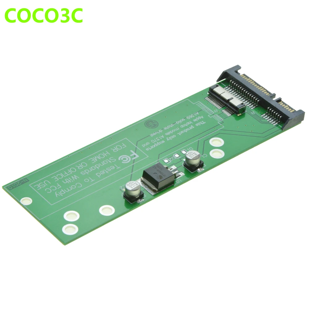 

For Macbook 2010 2011 Air A1369 A1370 SSD to 2.5" SATA 3.0 Adapter Card 12+6pin SSD HDD to SATA 6Gb/s 22Pin Hard Disk Drive