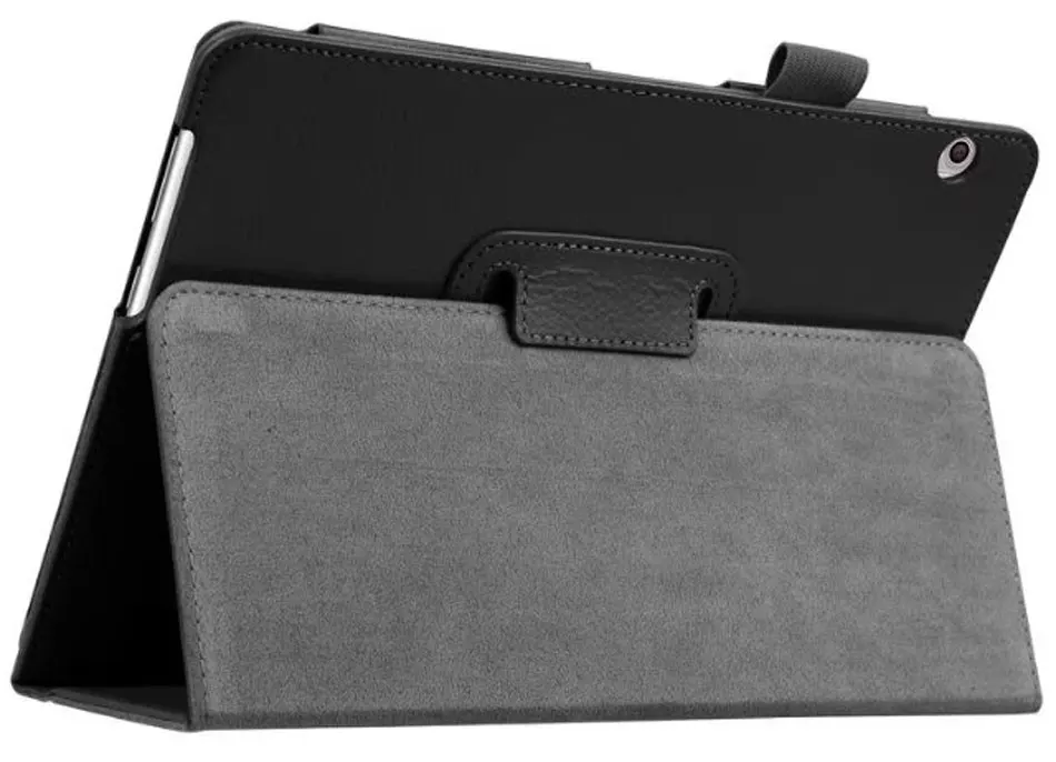 Two Fold Tablets Case For Huawei T5 Honor 5 10.1 Inch Tablet PU Smart Sleep Wake Up Cover For AGS2-W09 Huawei MediaPad T5 Cases-77