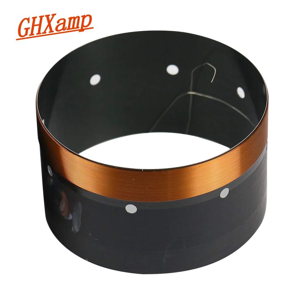 Ghxamp-bass Subwoofer Voice Coil 100core Alumínio Fio de Cobre Puro Camadas 12 in 15 in 18 in Speaker Repair 8ohm 1pc