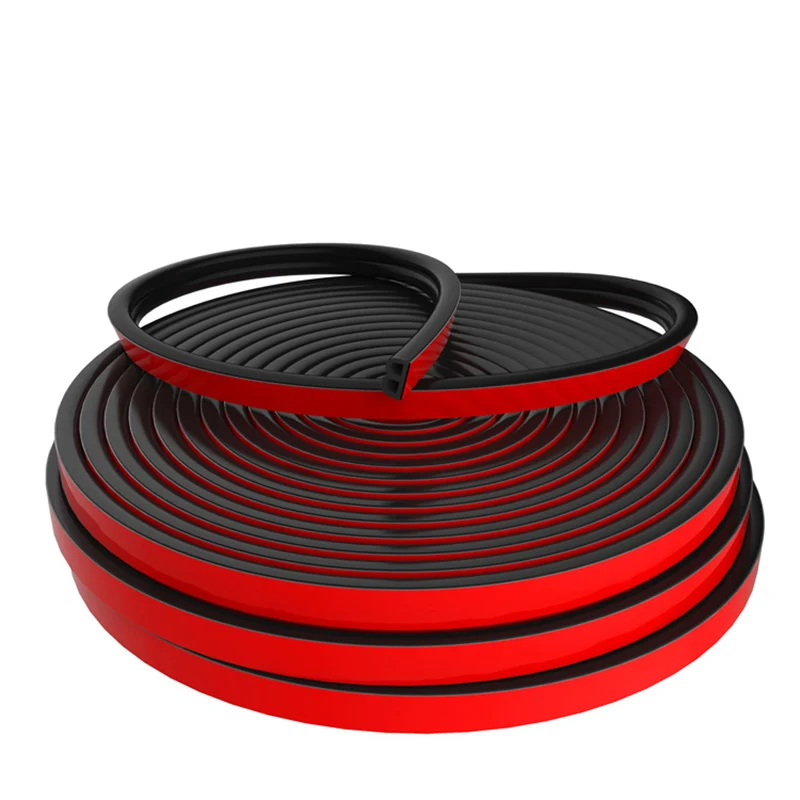 Car Rubber Seal Noise Car Door Edge Guards Seal Strip Waterproof Rubber