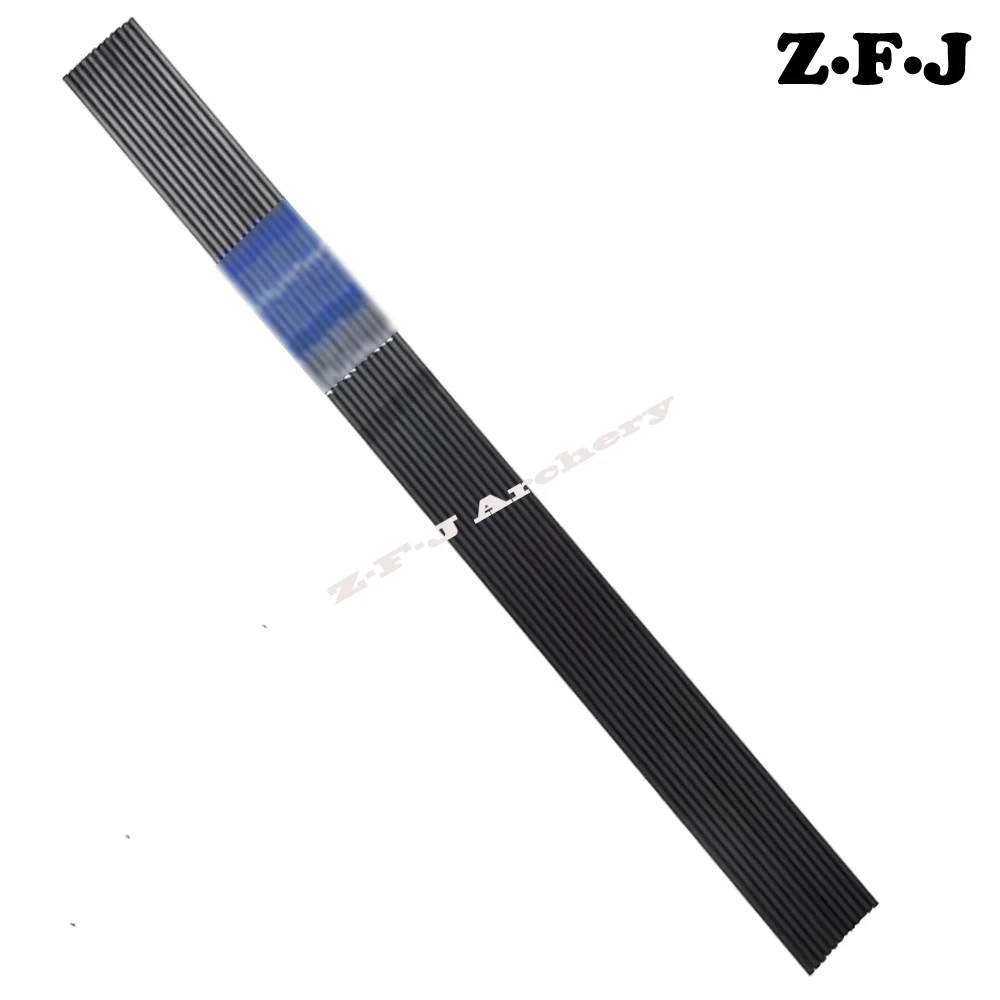 

Archery Carbon Arrow Shaft Spine 400 500 600 700 800 900 1000 Pure Carbon ID 4.2mm 30" Recurve Bow Hunting Shooting DIY Arrows